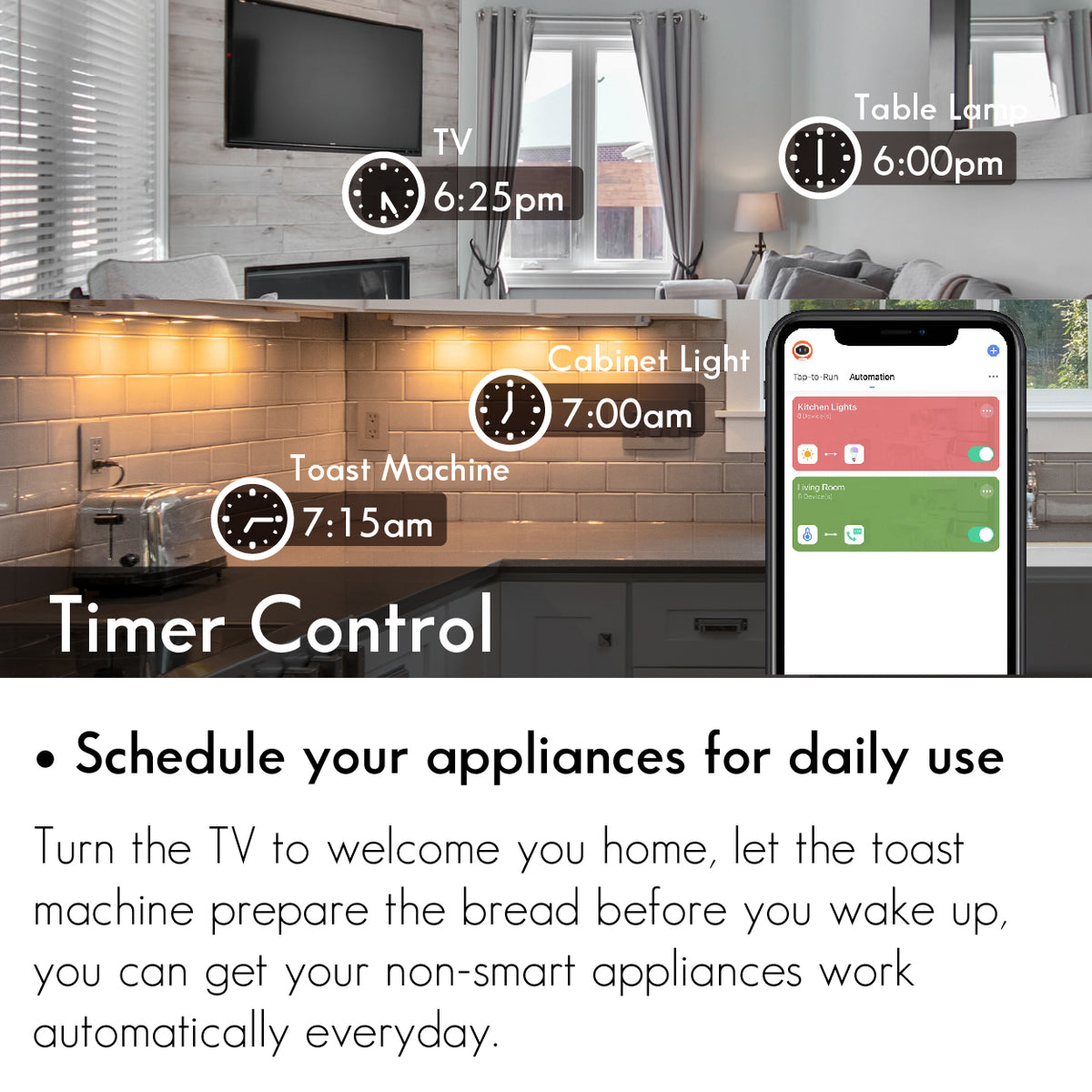 Smart WIFI Plug/Timer Compatible with Alexa and Google Home – Smart on  Lighting