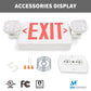 exit sign lights provides the functionality of egress signage ("exit signs")-Easy to install.