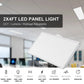 MW Lighting Pack of 2 - 2x4ft 3 CCT and 3 Wattage LED Backlit Flat Panel Light, 30-40-50W, 3 color, 3 lumen output selectable, dimmable
