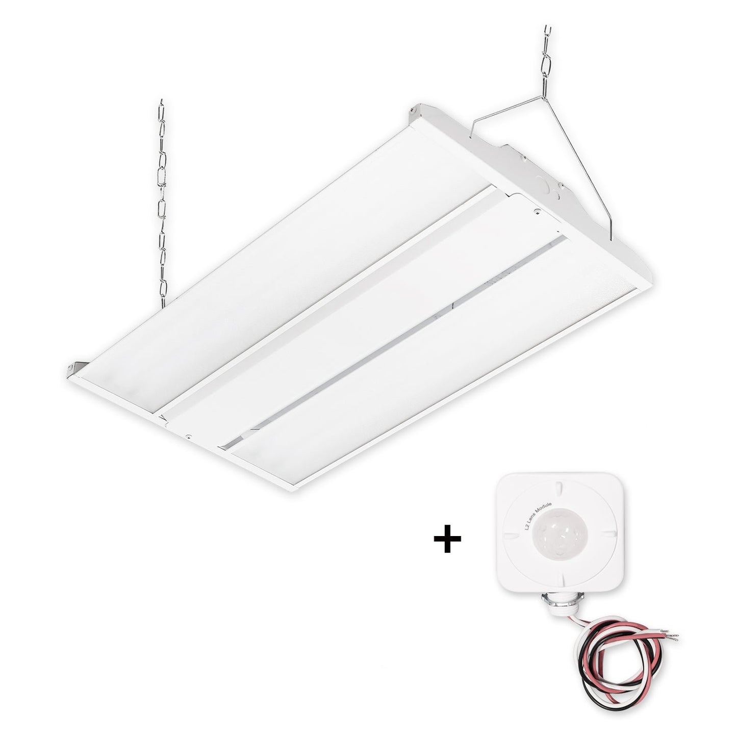 2FT 155W LED Linear Highbay 5000K/20925Lumens with Motion Sensor