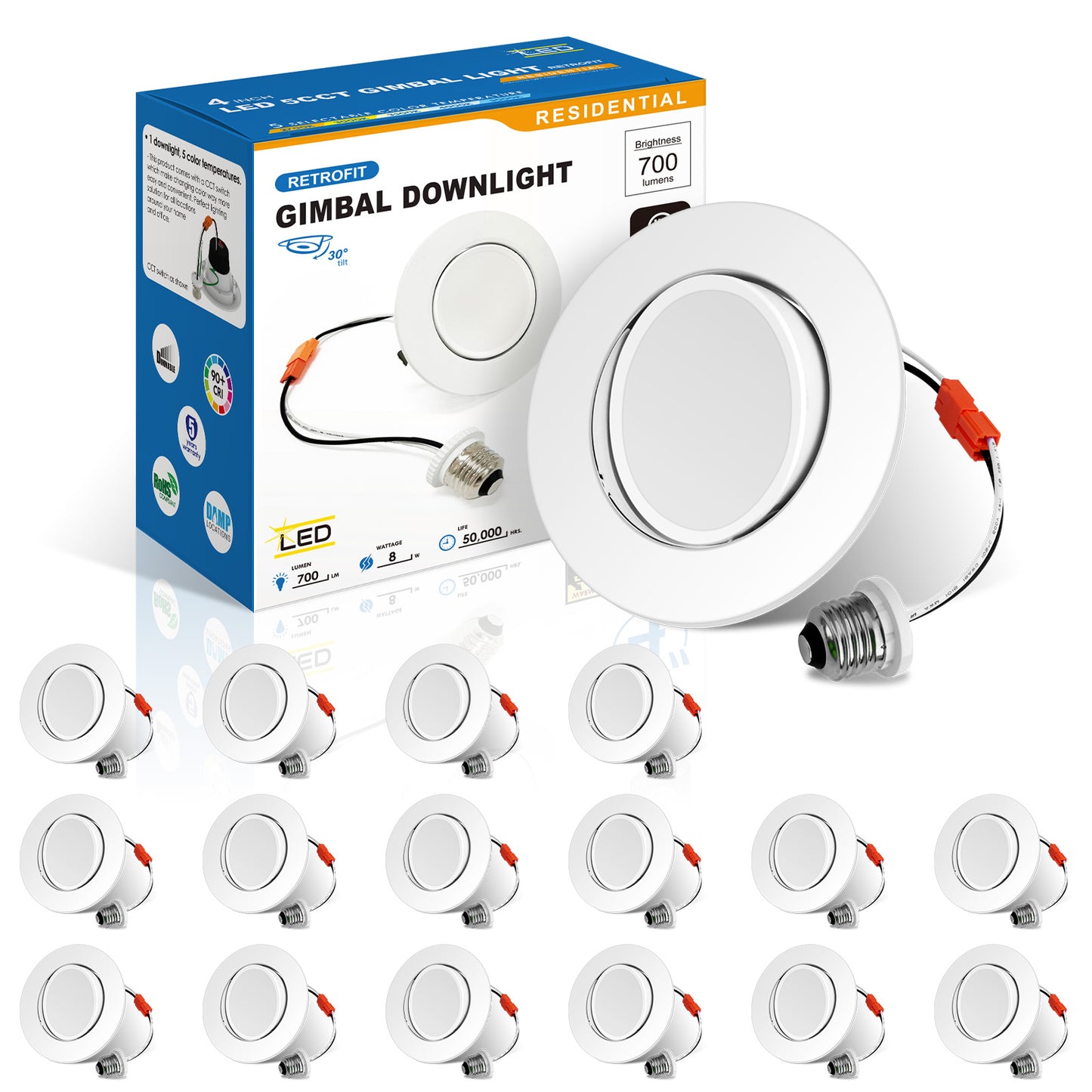 <img src="images/16Pack of 4-Inch LED Gimbal Downlight">