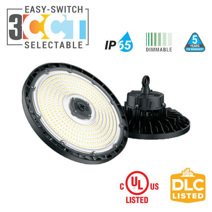 100/120/150W LED UFO High Bay 21750 Lumens 3500/4000/5000K