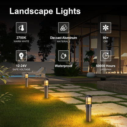 Dome LED Landscape Lights (12Pack)