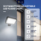 Smarton LED Flood Light Outdoor with Adjustable Power 30w/40w/50w, 3900lm/5200lm/6500lm, IP65 Waterproof,3CCT 3000k/4000k/5000k, LED Flood Light for Garden, Yard, Stadium, UL Listed