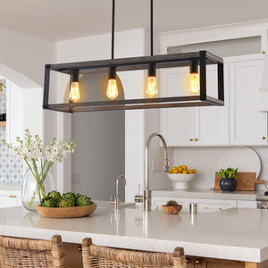 kitchen pendant lighting 4-lights