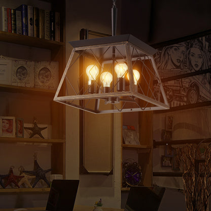 4-Light Vintage Antique Chandelier