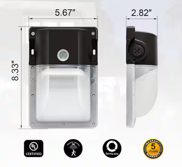 28W LED Mini Wall Pack Light