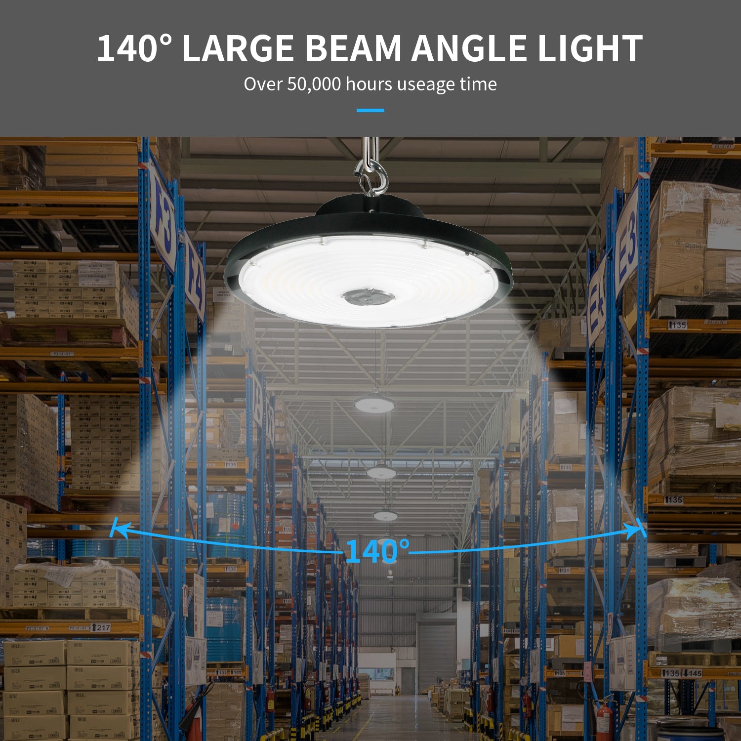 UFO lights,140° large beam angle