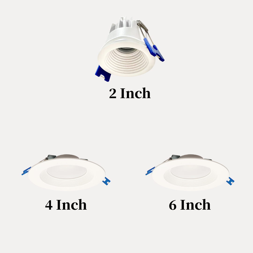 Can Less Led Multicolor 2 Inch /4 Inch / 6 Inch Round Deep Baffle Can-less Downlight – Smart On ...