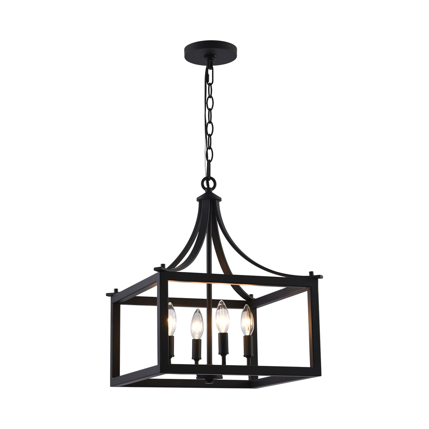 black pendant light fixture