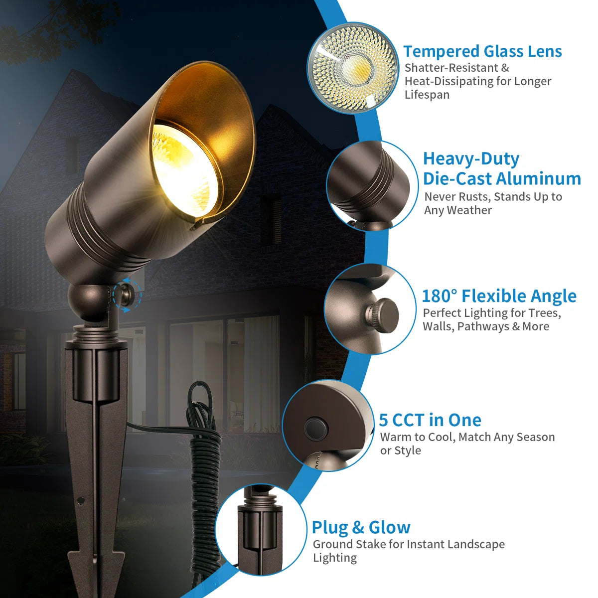 5CCT Bullet Spot Light