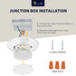 Recessed Led Disk Downlight with Motion Sensor , 4 Inch , 10W , 3000K , 650 Lumens