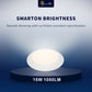 Smarton Lighting 6 inch Disk Lights | 3000K | 15W 1050 Lumens| Dimmable | ETL & Energy Star Listed