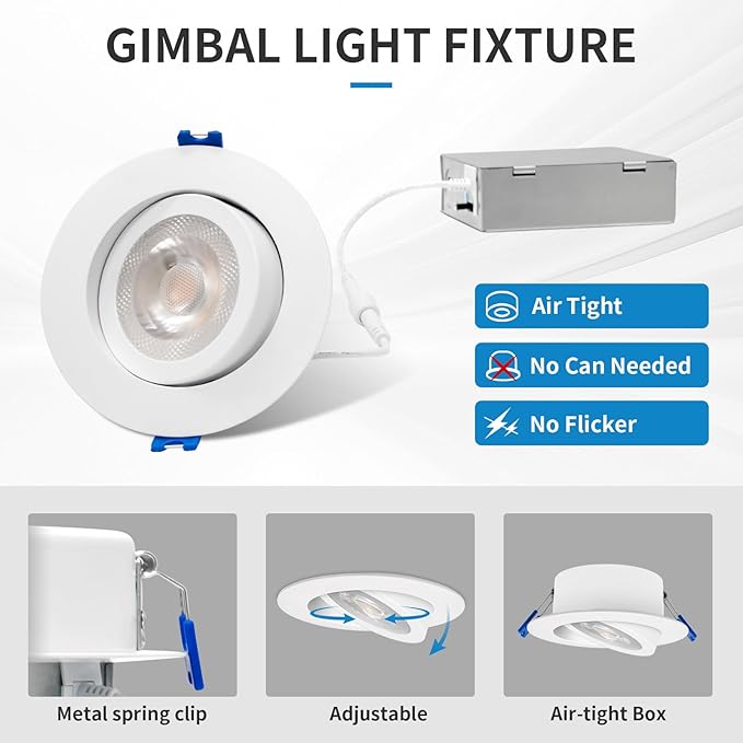 2 Inch /3 Inch /4 Inch Round Gimbal Can-less Downlight