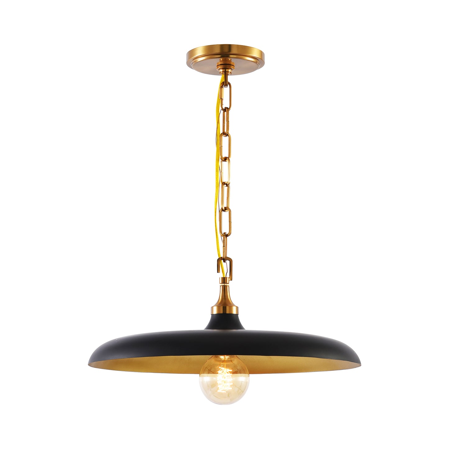 gold single pendant light