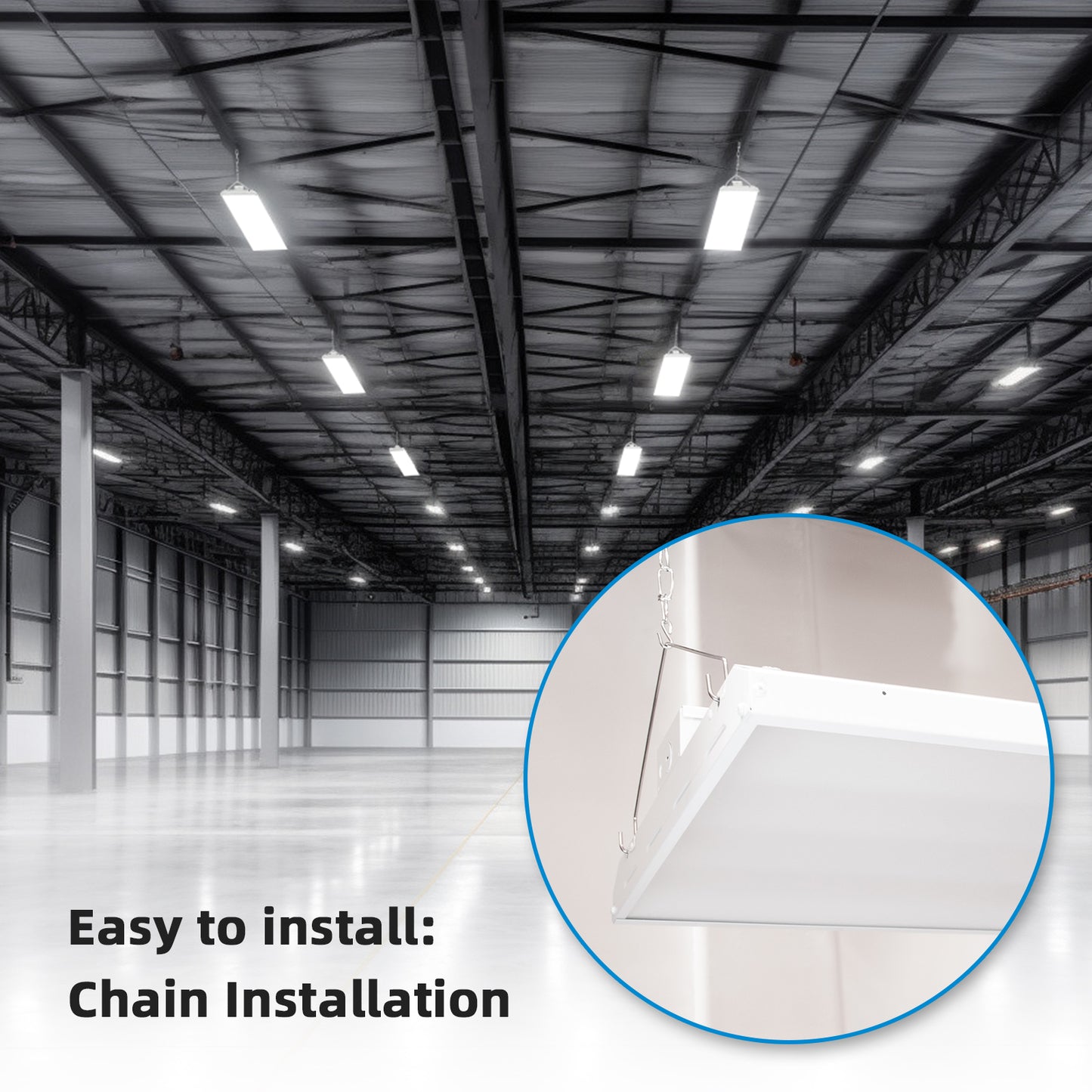 LED Linear High Bay Lights for Warehouse lighting