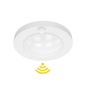 Surface Mount Fixture with Motion Sensor , 4 Inch , 10W , 650 Lumens ,3000K