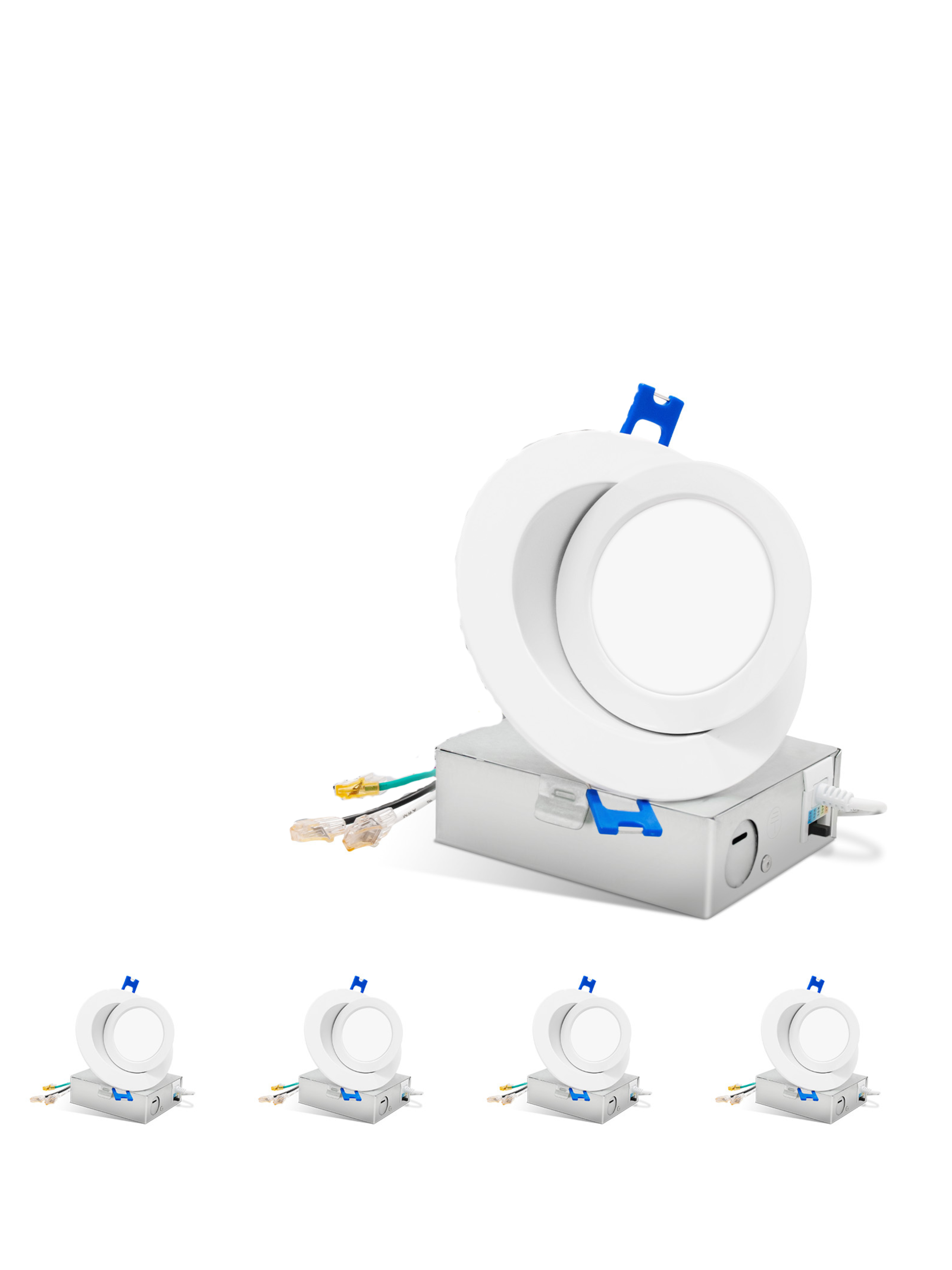 4 Inch /6 Inch Can-less Flood Floating Gimbal LED Downlight
