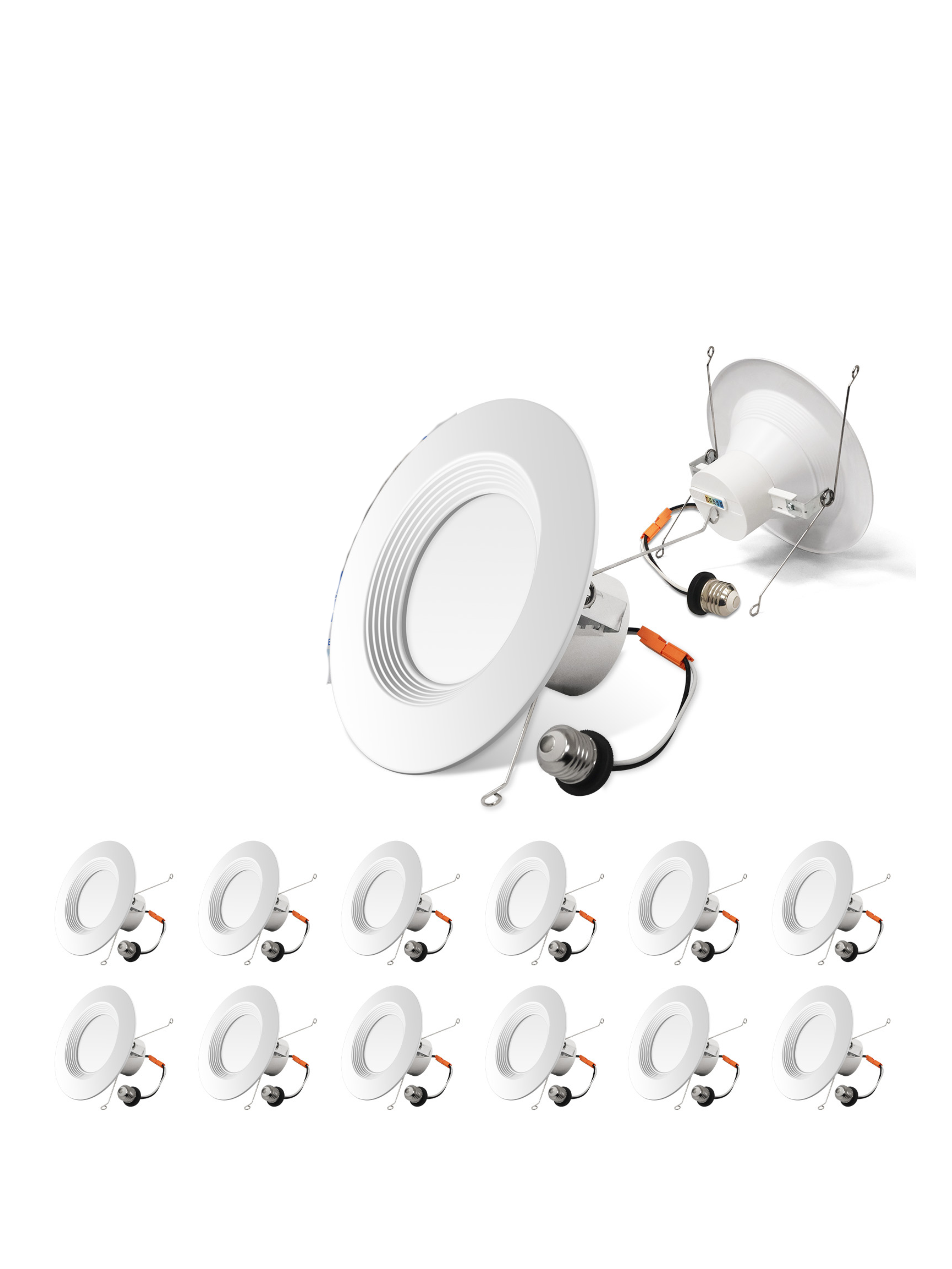 4 Inch / 6 Inch Baffle Trim Retrofit Downlight