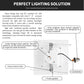 MW Lighting 6 Inch LED Square Retrofit Recessed Downlight with Smooth Trim-2700k/3000k/3500k/4000k/5000k,1000 Lumens,15W=100W, Energy Star & ETL