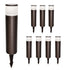 5w Low Voltage 5cct Bollard Path Light, 12-24v Ac/dc ,LED Landscape Path Lighting for Wet Location, Wired walkway lights for Garden Yard
