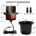 LED Landscape Well Light with Shielded top