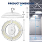 NSF-rated LED food processing lights,100/150/200 Wattage Selectable,IP65K 150lm/W ,5000K LED UFO NSF-Rated High Bays For  Food store, Food processing plants,Workshops,Factories,5 YEAR WARRANTY,UL&DLC listed IP69K
