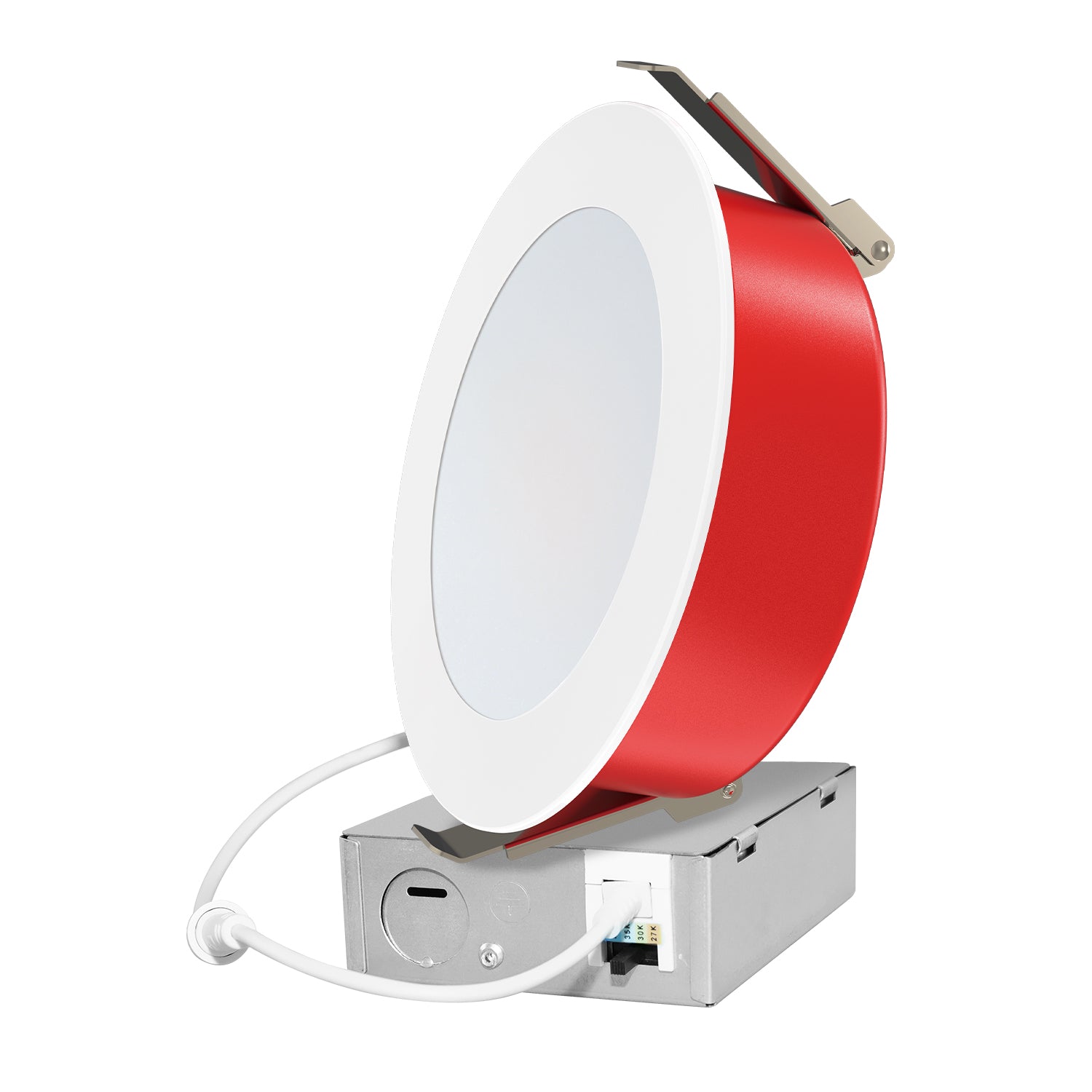 Can Less Led Multicolor 6 Inch Flat 2 Hours Fire Rated can-less Downlight – Smart On Lighting