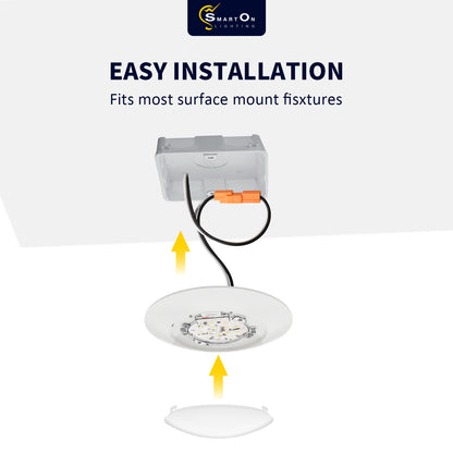 6Inch Surface Mount Disk Downlight 5CCT 16W 1050LM