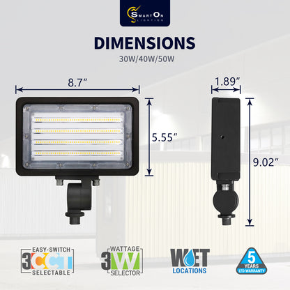 30/40/50W LED Flood Light 5000K/6500Lumens