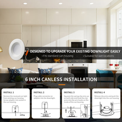 5/6 Inch Baffle Trim Downlight