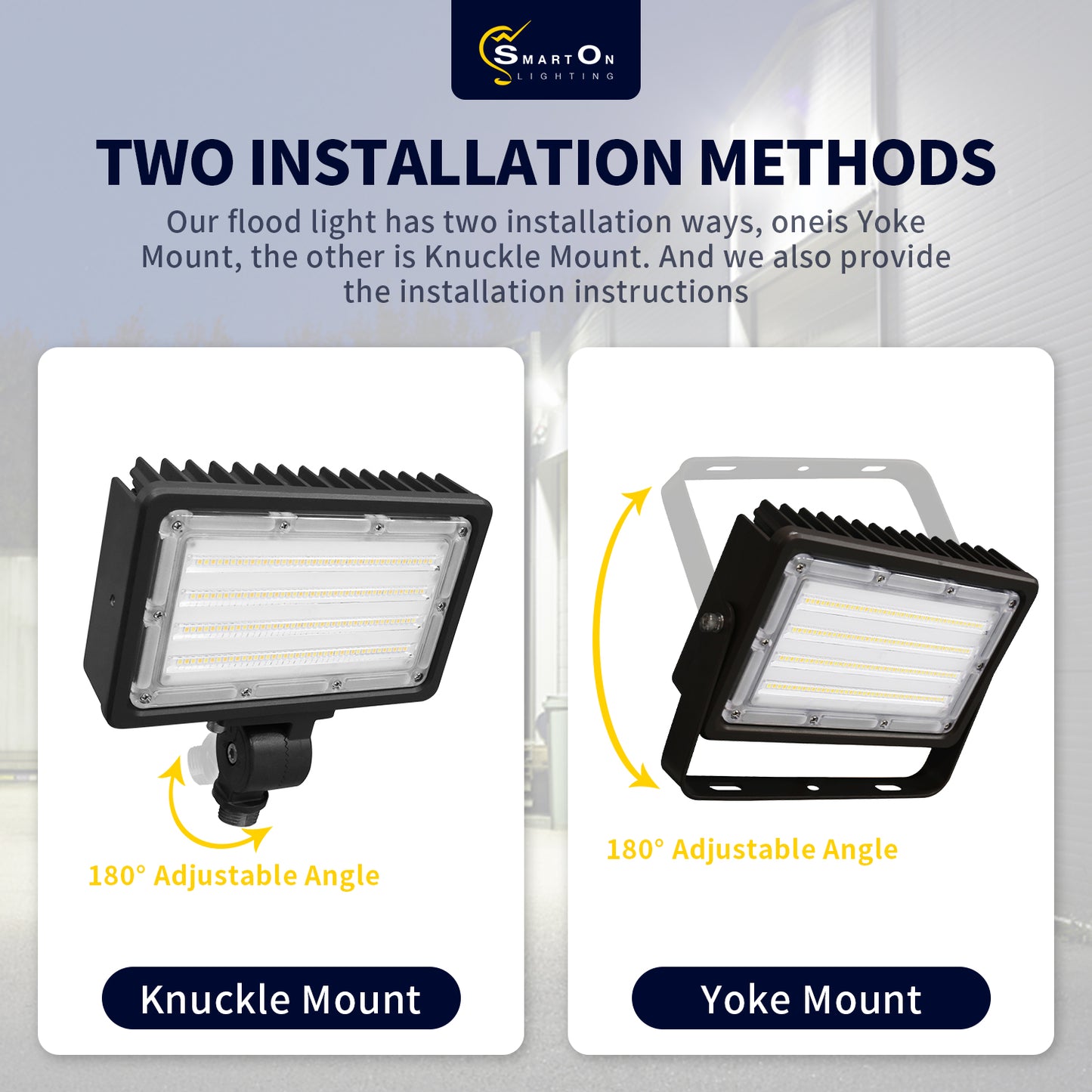 30/40/50W LED Flood Light 5000K/6500Lumens