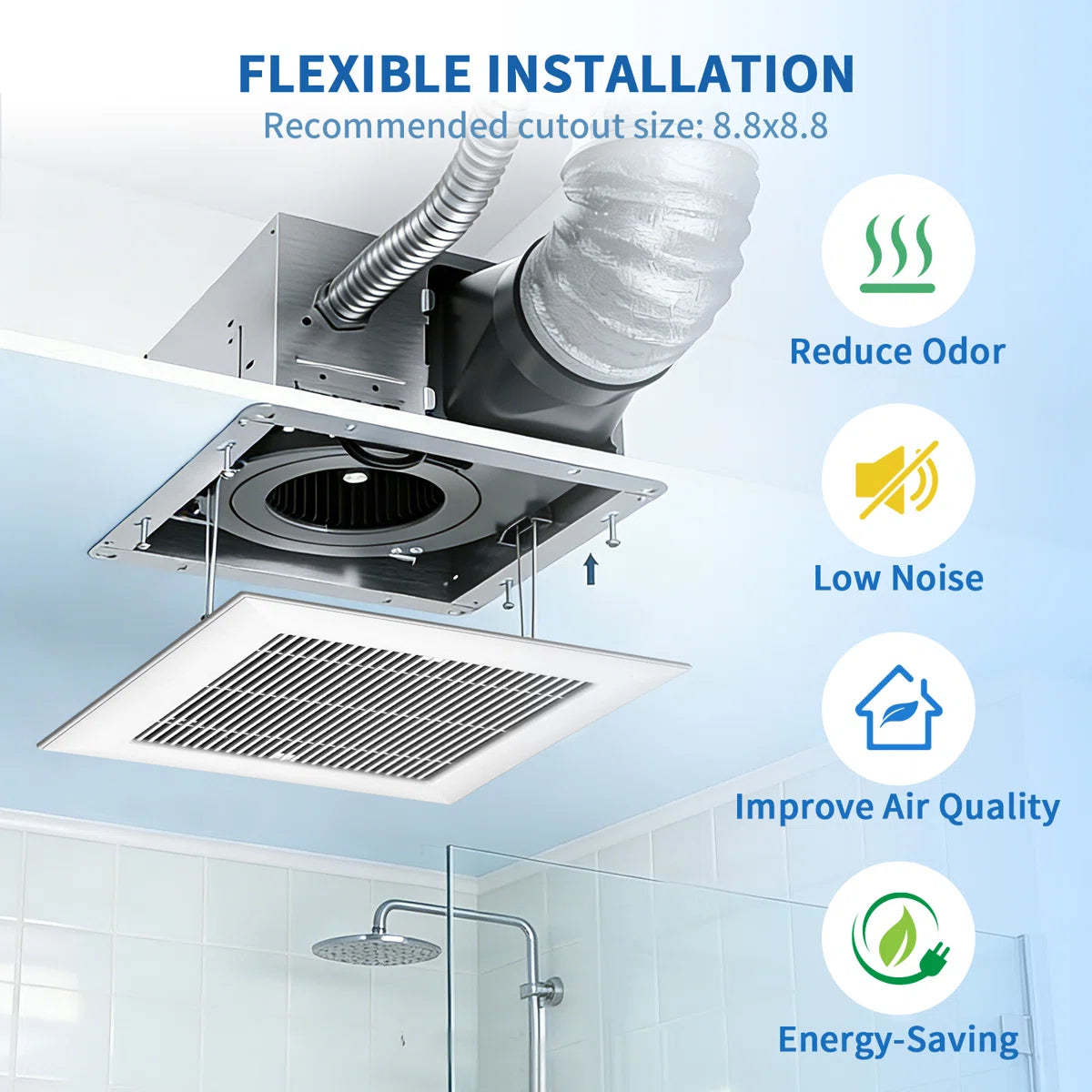 Bathroom Exhaust Fan Series 80 CFM