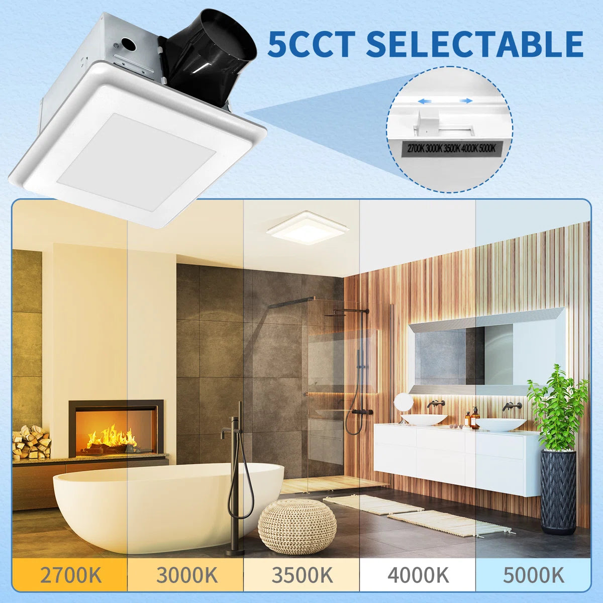 Bathroom Exhaust Fan Series 80 CFM
