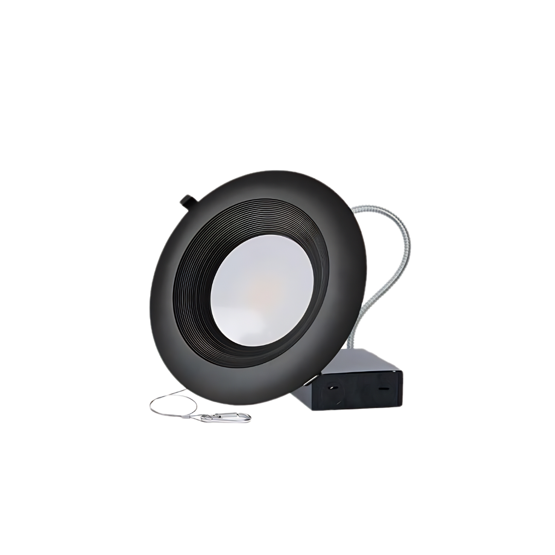 4"/6"/8"/10"/12" Commercial LED Recessed Light with J-Box,120-277V,12/16/20W Adjustable,3CCT Selectable 3000K-5000K,0-10V Dimmable,Commercial LED Downlight