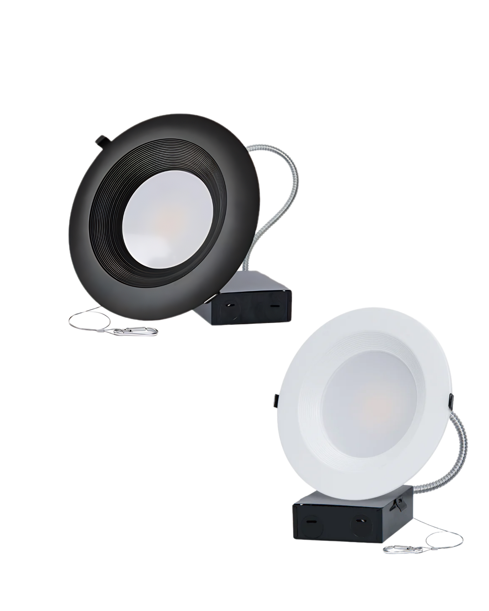 4"/6"/8"/10"/12" Commercial LED Recessed Light with J-Box,120-277V,12/16/20W Adjustable,3CCT Selectable 3000K-5000K,0-10V Dimmable,Commercial LED Downlight