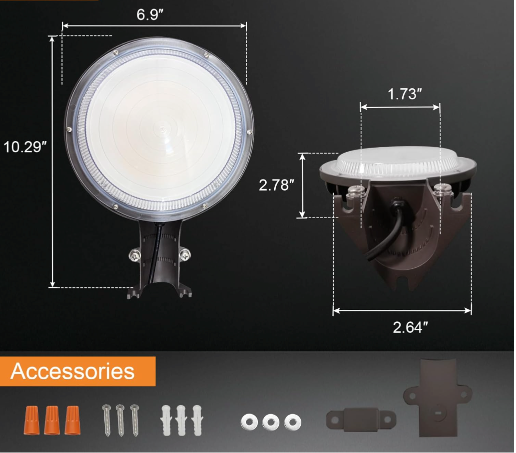 LED DOB Barn Light | Outdoor Area Light for Farm, Barn & Security Lighting