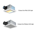 Bathroom Exhaust Fan Series 80 CFM