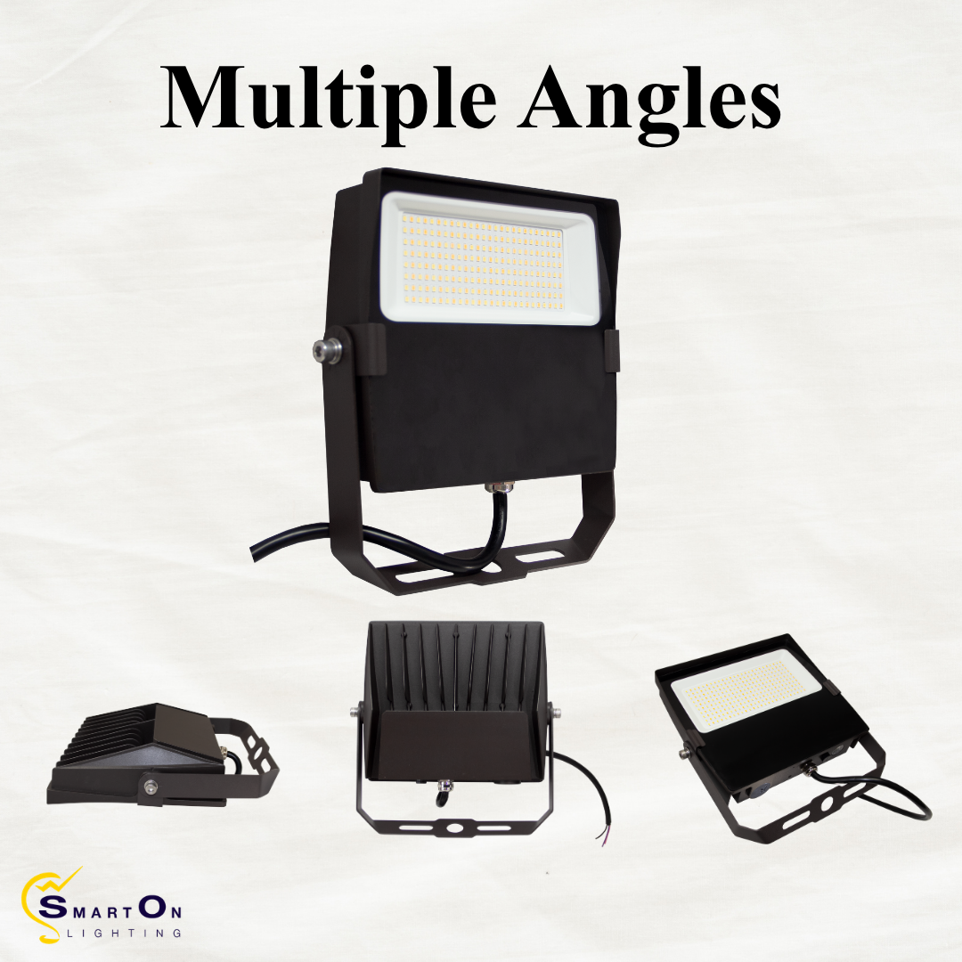 LED Flood Light with Photocell | 3CCT Selectable Commercial Outdoor Flood Light