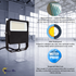 LED Flood Light with Photocell | 3CCT Selectable Commercial Outdoor Flood Light