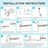 2"/4"/8" White Up & Down Architectural LED Linear