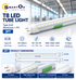 T8 LED Tube Light – Type A+B Hybrid, Aluminum + PC