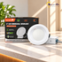 6 Inch LED Commercial Downlight with Emergency Battery Backup, 12W/16W/20W Selectable, 5CCT 2700K–5000K, 90-Minute Emergency Lighting, 0-10V Dimmable, IC Rated, Wet Location Rated