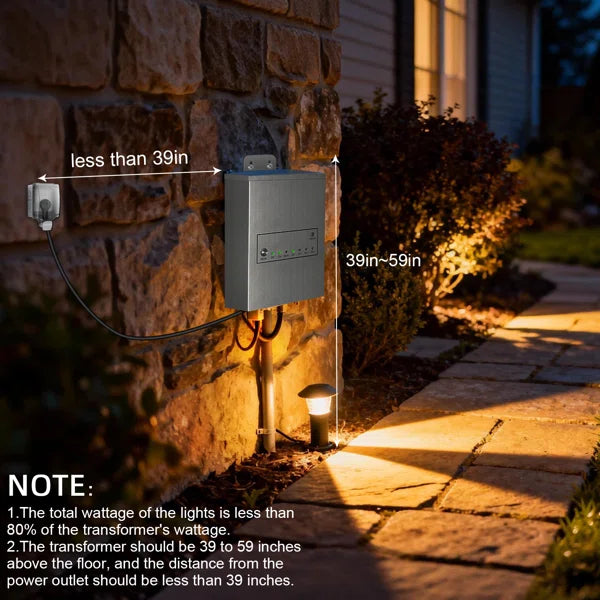 300W Low Voltage Landscape Transformer