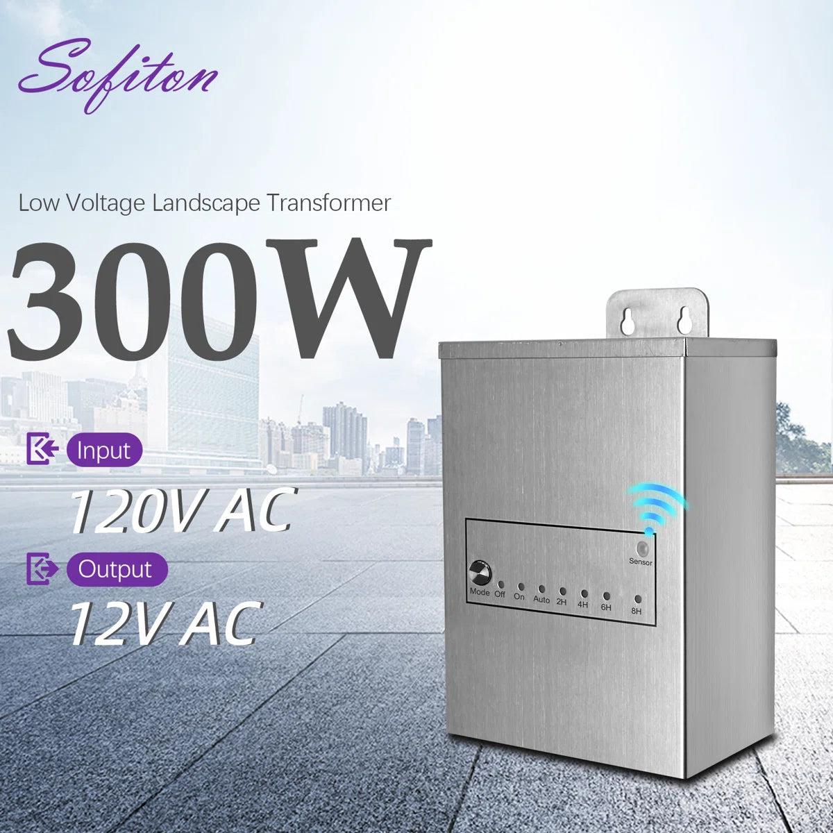 300W Low Voltage Landscape Transformer