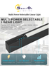 2"/4"/8" Black Up & Down Architectural LED Linear