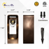 Oil-rubbed Brown Low Voltage Rotatable Pathway Lights, 180° Adjustable Head, 3000K 3W, LED Landscape Lighting for Wet Location, Wired walkway lights for Garden Yard