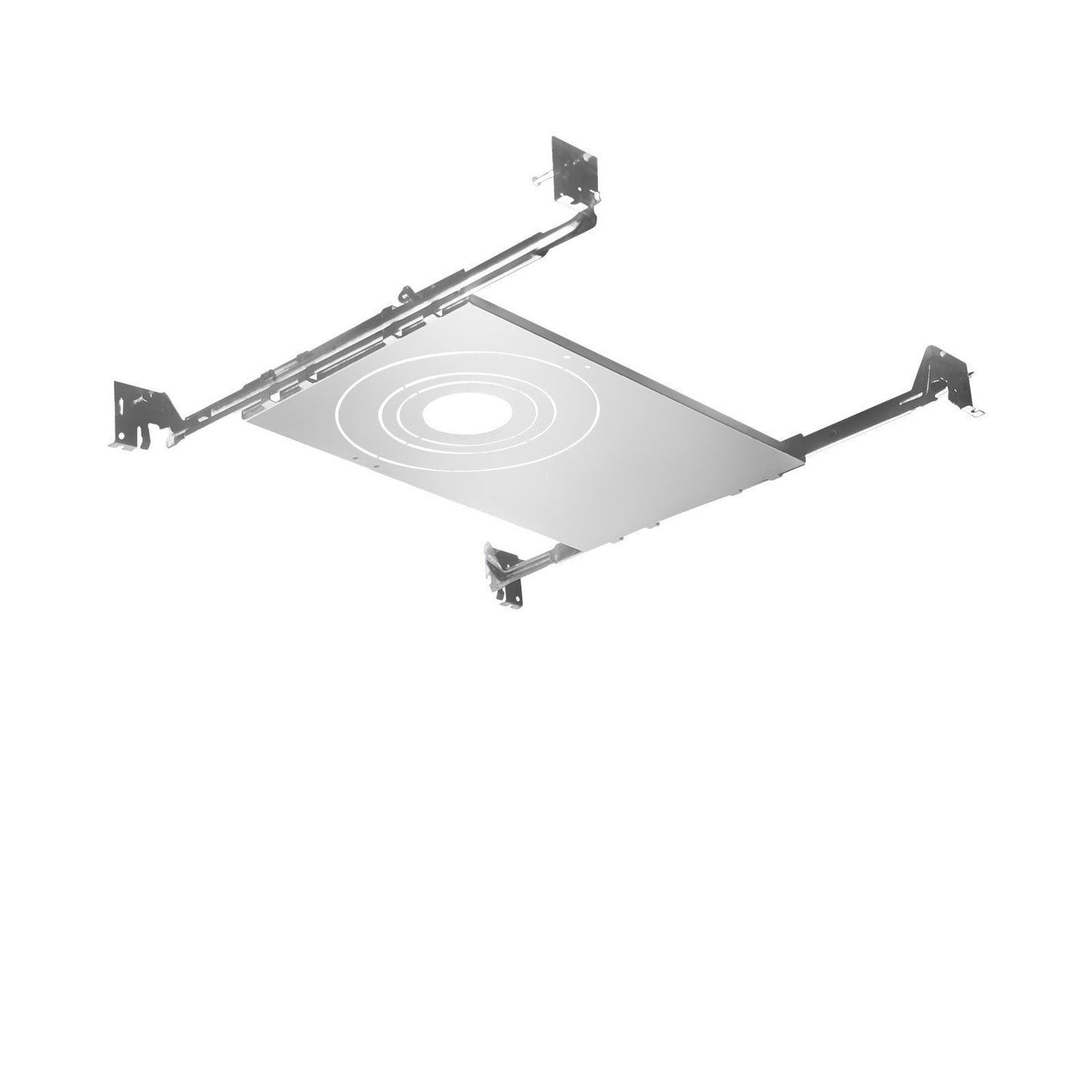 New Construction Mount Plate with Hanger Bar for 3"/4"/6" Canless Recessed Downlight