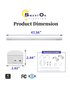 4FT LED Strip Light – 34W/38W/45W