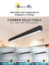 2"/4"/8" Black Up & Down Architectural LED Linear